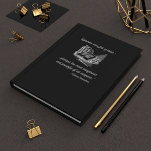 Diario con copertina rigida ispirato al Trono di vetro con carta a righe / Blocco note di Sarah J Maas