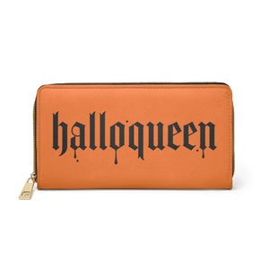 Halloqueen and Ghosts Zipper Wallet