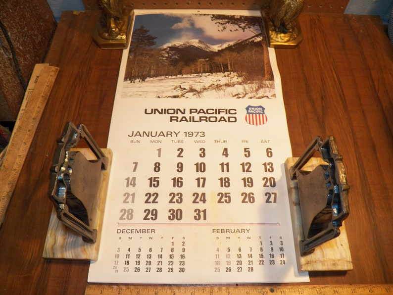 1975 UNION PACIFIC RAILROAD Calendar Etsy 1975 UNION PACIFIC RAILROAD Calendar Etsy
