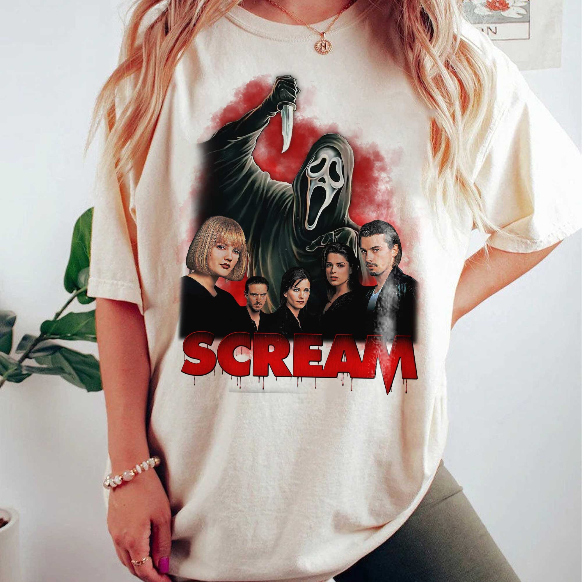 Retro Scream Shirt Scream Movie Tshirt 90s Movie Tshirts Etsy