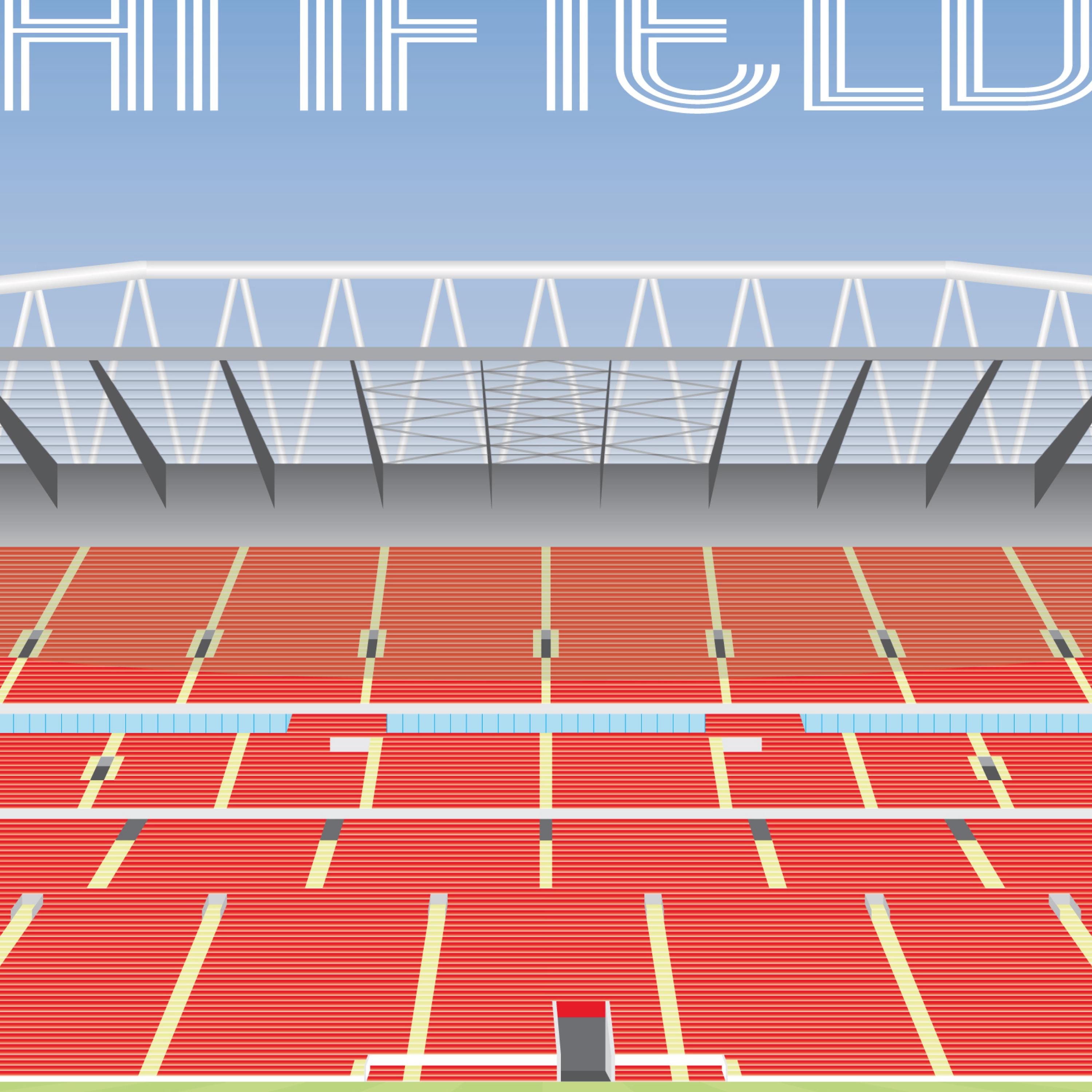 Anfield Stadium Art Print - Liverpool - Contemporary Design - Etsy