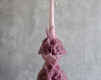 Oaxacan Floral Taper Large Candle