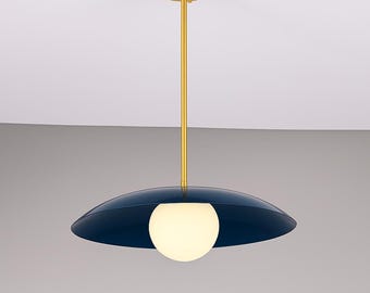Handmade Brass Sputnik Chandelier: Mid-Century Modern Pendant Light