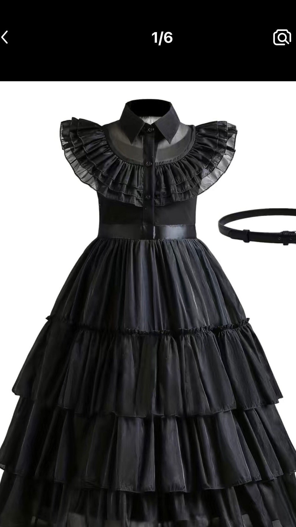 Wednesday Addams Addams family Wednesday Dress Women's Girls' Movie Cosplay  Gothic Black Dress Belt Masquerade Polyester World Book Day Costumes 2023 -  US $28.99