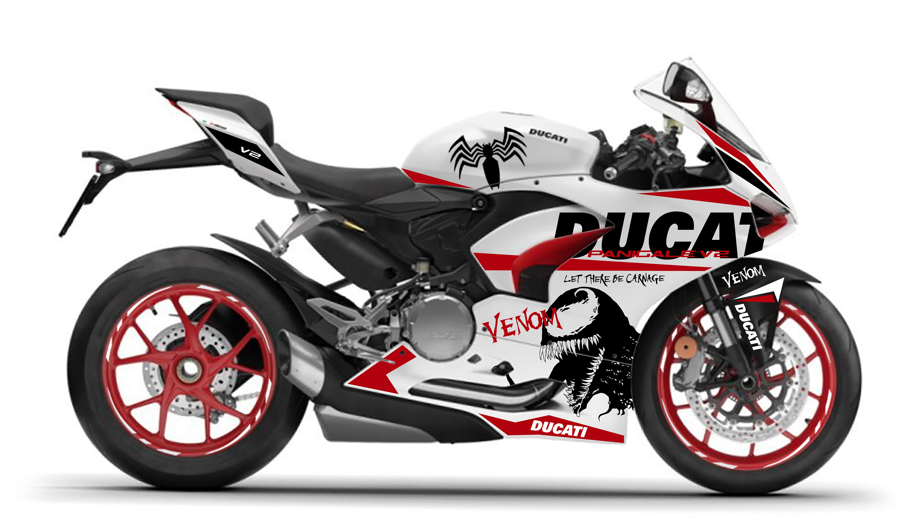 Honda Yamaha Racing Team Motorcycle Ducati Decals Laminated Stickers Set 6  PCS