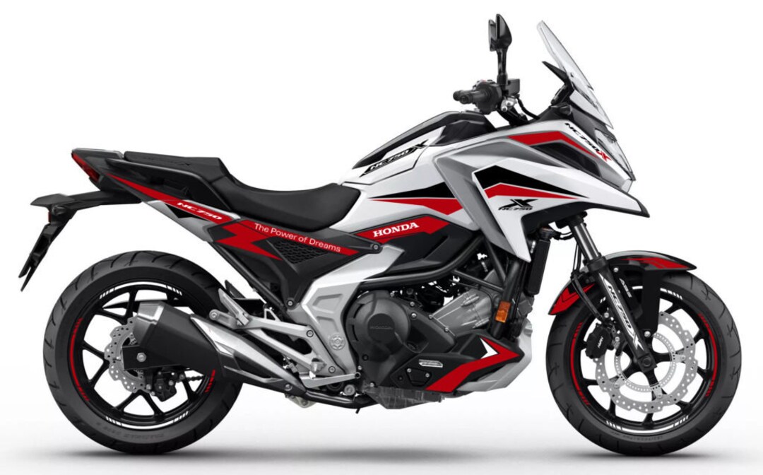 Honda NC750X 2021 2024 nc Graphics Kit White Edition Etsy