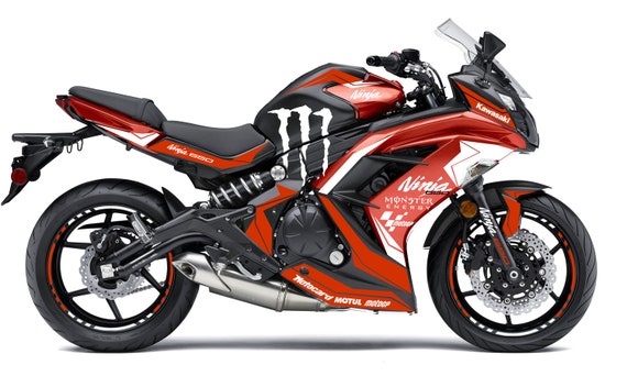 Kawasaki Er 6fninja 650 Graphics Kit 2012 2016 MG Etsy