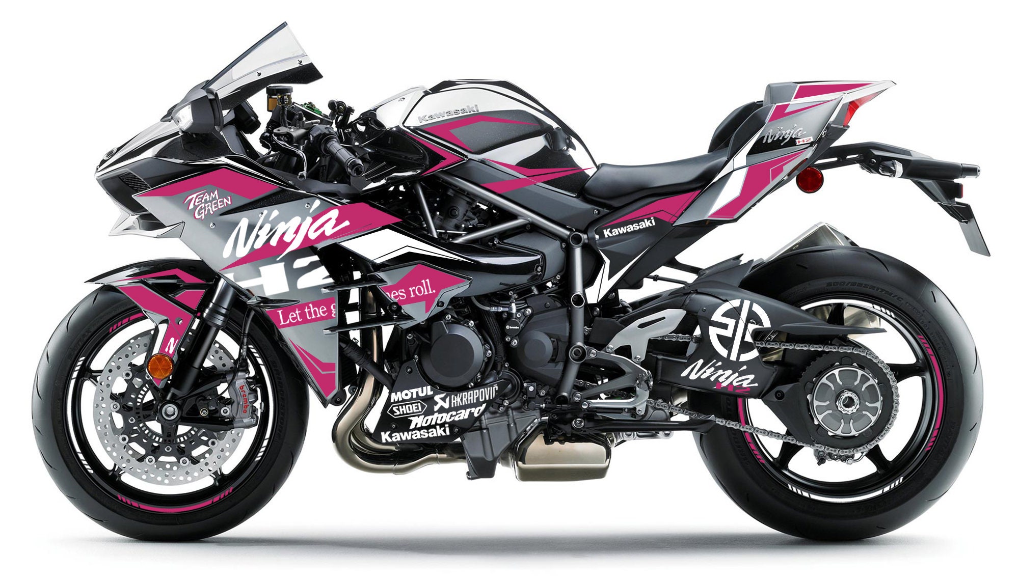 FORINC Motorrad-Kühlerschlauch Silikon Silikon-Kühlmittelschlauch-Set Für  1998–2002 Ninja ZX6R ZX-6R ZX600 1999 2000 2001 (Color : Pink) : :  Auto & Motorrad