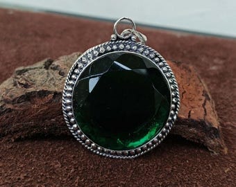 Peridot Pendant Handmade Pendant,Boho Pendant Pendant  With Silver,925 Sterling Silver Jewelry Gemstone Pendant,Gift For har