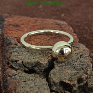 Ball Ring,sphere ring,Barss Ball Ring, statement ring Handmade Jewelry,Gift for Women,Simple Ball Ring, ball ring,unisex ring
