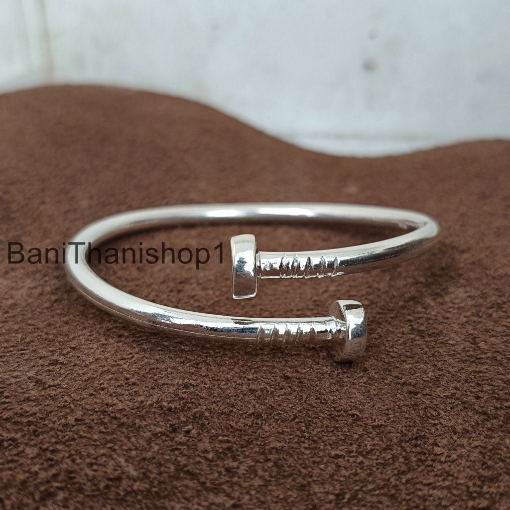 Silver cartier bracelets - Etsy 日本