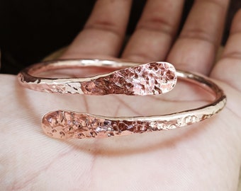 Hammered Copper Bracelet |,Pure Copper Handmade Cuff  Bangle Unisex Bracelet, Handmade,Adjustable Bangle,Solid Copper Bracelet,Gift for her