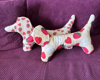 Dachshund plush toy, dog plush toy , stuffed dog, Plush dog, Dog stuffed animal, sausage dog, weiner dog,  Cute dog pillow