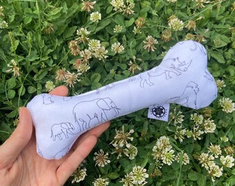 Small dog toy bone | Stuffed toy for puppy | Designer dog toy