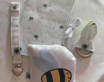 Stuffed bee toys for kids  | pillow for decor | insect lover gift | Honeybee theme decor | Cute mini cushion