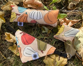 Catnip kicker and square cat toys | Stuffed toy for kitties | Catmint |Fall theme | Pumpkin pattern | Sets for pets