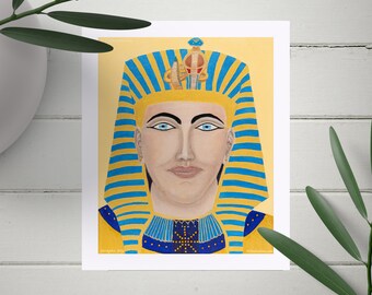 Serapis Bey Art Print: Ascended Master Altar Decor (5x6)