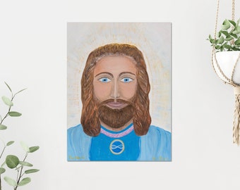 Kuthumi Ascended Master Art Print: Spiritual Energy Healing 10x12 12x16