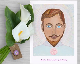 Paul the Venetian Art Print: Ascended Master Spiritual Energy (6x8)