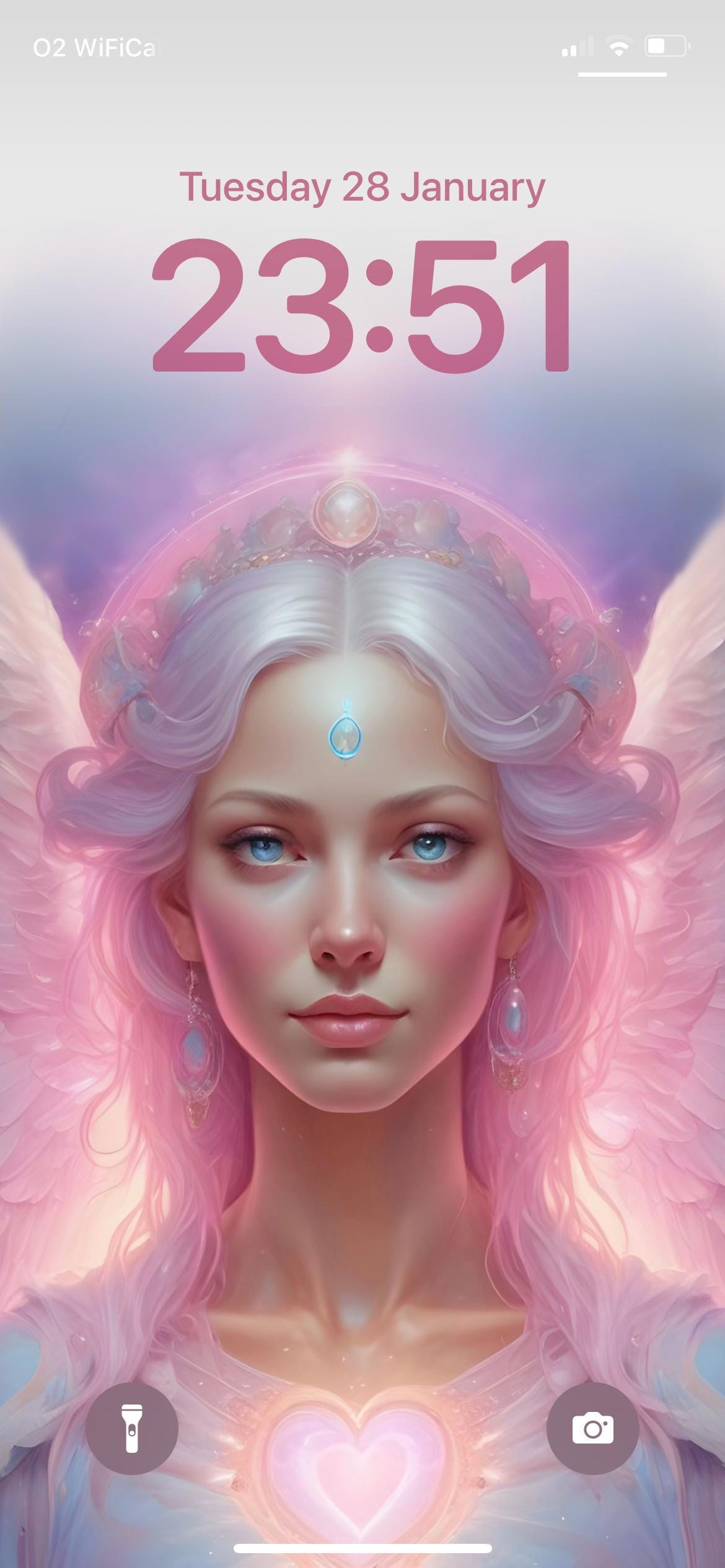 大天使チャミュエルのアート：愛と平和の天使（デジタルアート