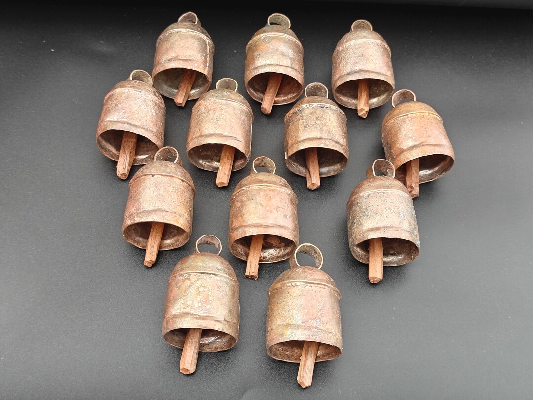 Handmade Rustic Gold Bells: 2