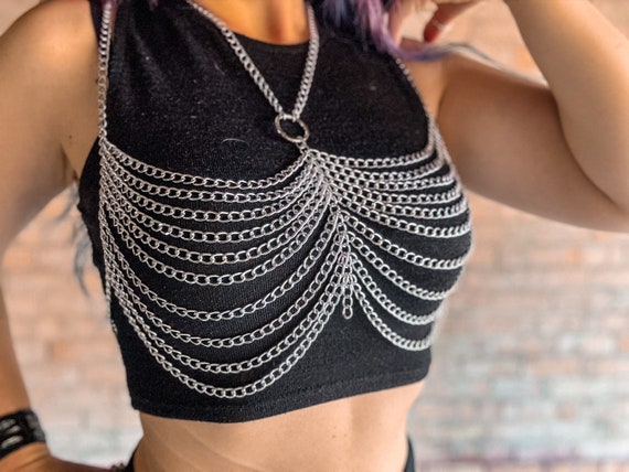 metal bralette