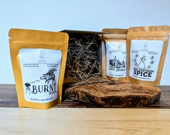 Handmade BBQ Seasoning Gift Box: Brisket, Pork & Southern Spice