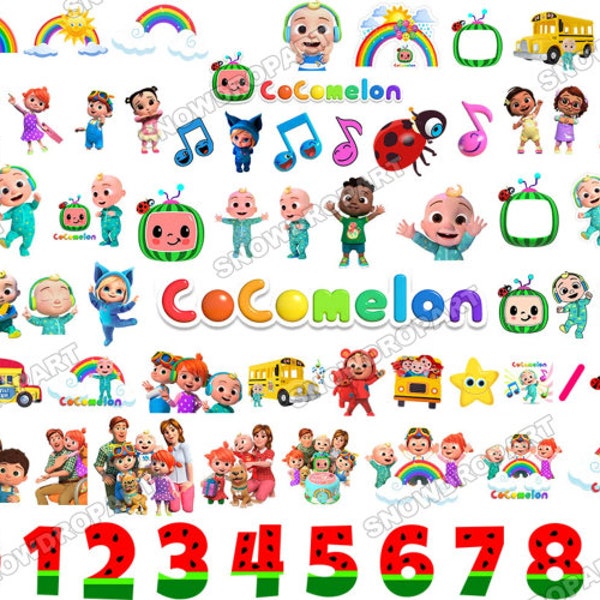 Cocomelon Clipart - Etsy Canada
