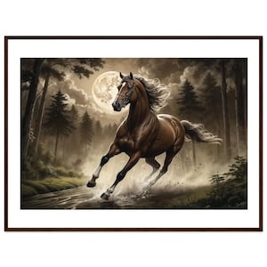 Thoroughbred Horse Framed Poster: English Equestrian Art