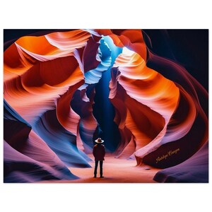 Antelope Canyon, Arizona Bellezza della natura, poster decorativo in carta opaca di alta qualità