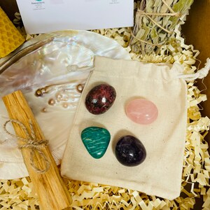 Self Love & Confidence Crystal Set, Crystal Healing Set, Healing Crystal Kit, Healing Stones Set, Self Care Kit, Crystals Gift Set, Crystals image 4
