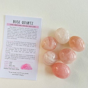 Pierre tombée de quartz rose, cristaux de quartz rose, pierre d&#39;amour, cristal d&#39;amour, cristal de quartz rose, cristal de décoration et de guérison