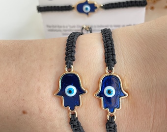 Bracelet mauvais œil pour femme, Bracelet de protection, Bracelet porte-bonheur, Bijoux mauvais œil grec, Cadeau pour femme, Cadeaux d'anniversaire, Bracelet Nazar