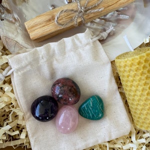 Self Love & Confidence Crystal Set, Crystal Healing Set, Healing Crystal Kit, Healing Stones Set, Self Care Kit, Crystals Gift Set, Crystals image 9