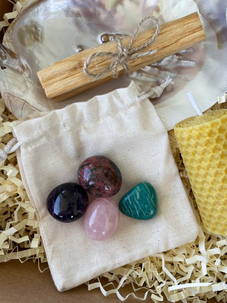 Self Love & Confidence Crystal Set, Crystal Healing Set, Healing Crystal Kit, Healing Stones Set, Self Care Kit, Crystals Gift Set, Crystals image 9