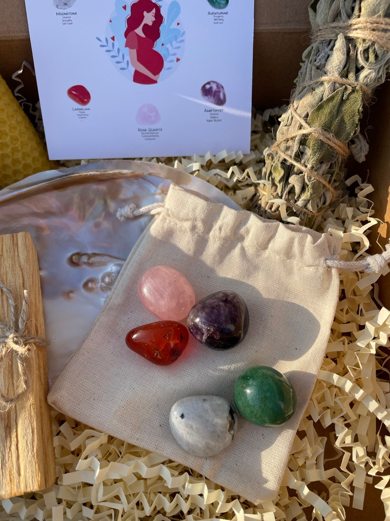 FERTILITY & PREGNANCY Crystals Set, Pregnancy Crystals Set Kit