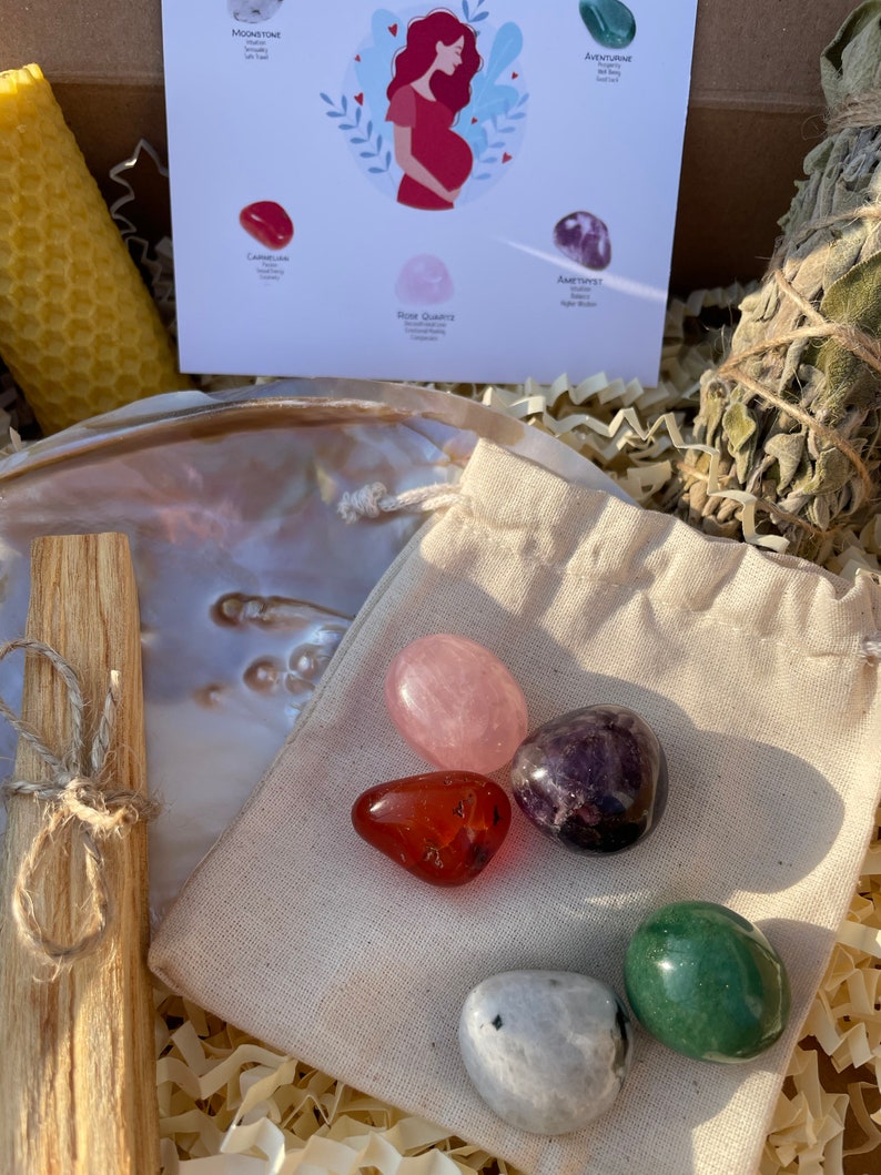 FERTILITY & PREGNANCY Crystals Set Pregnancy Crystals Set Etsy