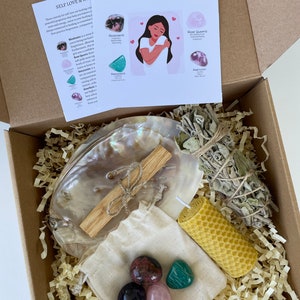 Self Love & Confidence Crystal Set, Crystal Healing Set, Healing Crystal Kit, Healing Stones Set, Self Care Kit, Crystals Gift Set, Crystals image 8