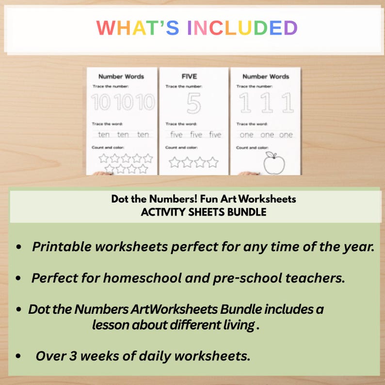 Dot to Dot Numbers 1–10 Worksheets for Kids | Number Connect the Dots ...