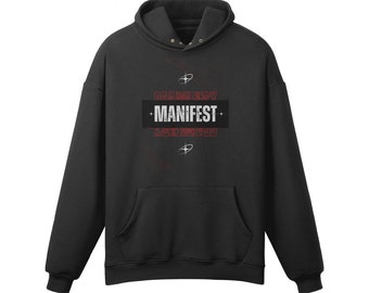 Manifest drop shoulder hoodie for men