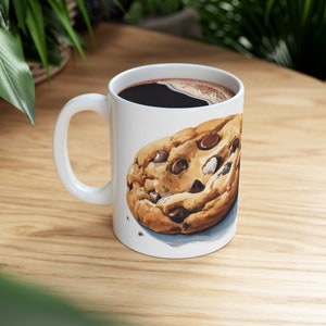 Chocolate Chip Cookie mok Foodie mok Cookie minnaar cadeau voor Foodie cadeau voor ouder cadeau leraar cadeau vriend keramische mok 11oz