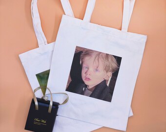 Bolsas fotográficas personalizadas, regalos fotográficos personalizados, bolsas de compras portátiles personalizadas (cualquier nombre/imagen)