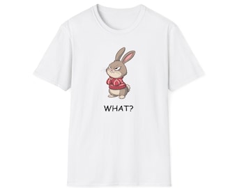 Grumpy Bunny Graphic Tee – Sarcastic Rabbit Shirt, Animal Lover Gift
