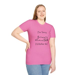 -shirt drôle de citation de chien | T-shirt Je préfère ne pas aimer les animaux de compagnie