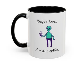 Alien Invasion Coffee Mug – Fun Sci-Fi Ceramic Mug
