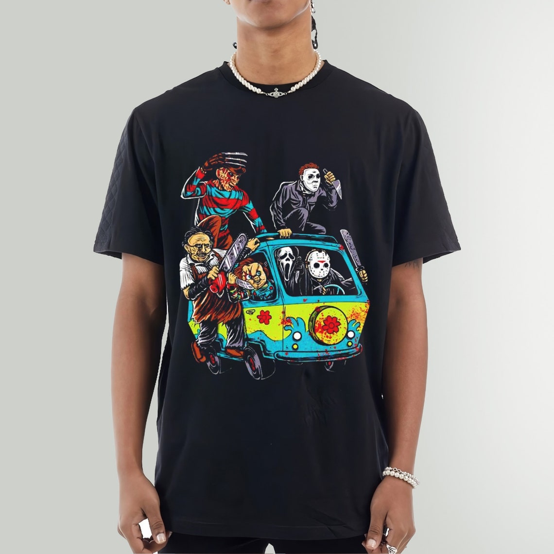 The Massacre Machine Halloween Horror Scooby Doo Bus Shirt