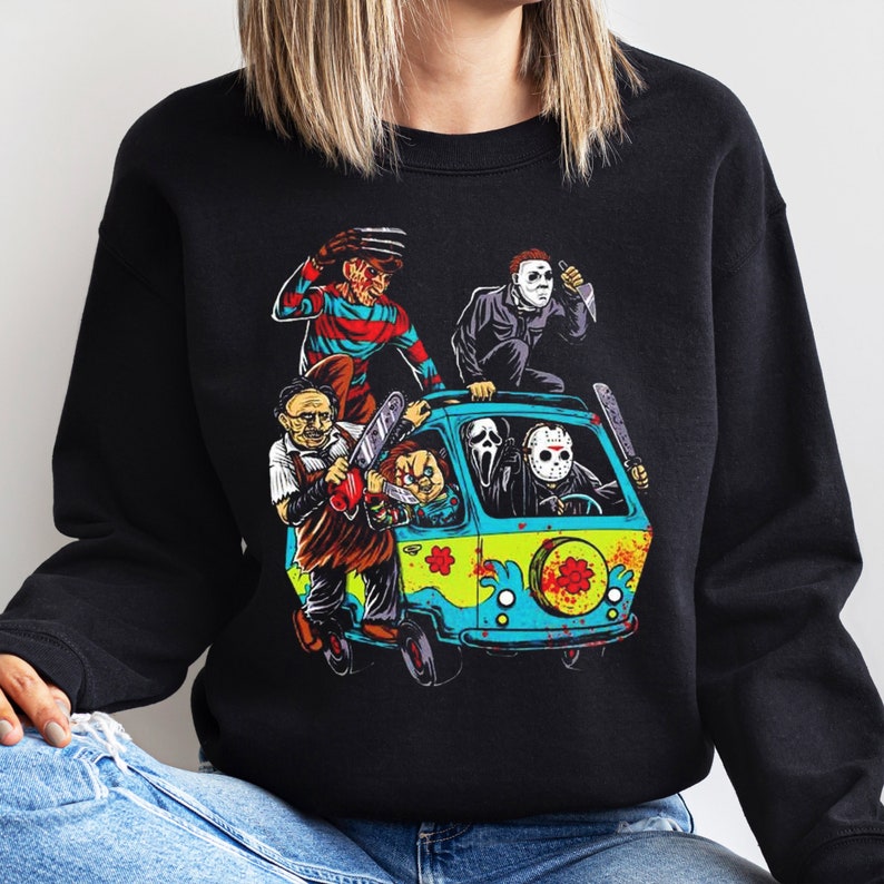 The Massacre Machine Halloween Horror Scooby Doo Bus Shirt