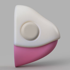 3D Print STL file - Chobits - Chii Persecom dataport ear and Chii&#39;s Hair Barrettes for cosplay - Includes openable hinged version