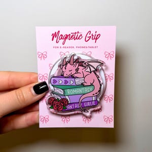 Agarre magnético para Kindle y Kobo - Romantasy Dragon Pile