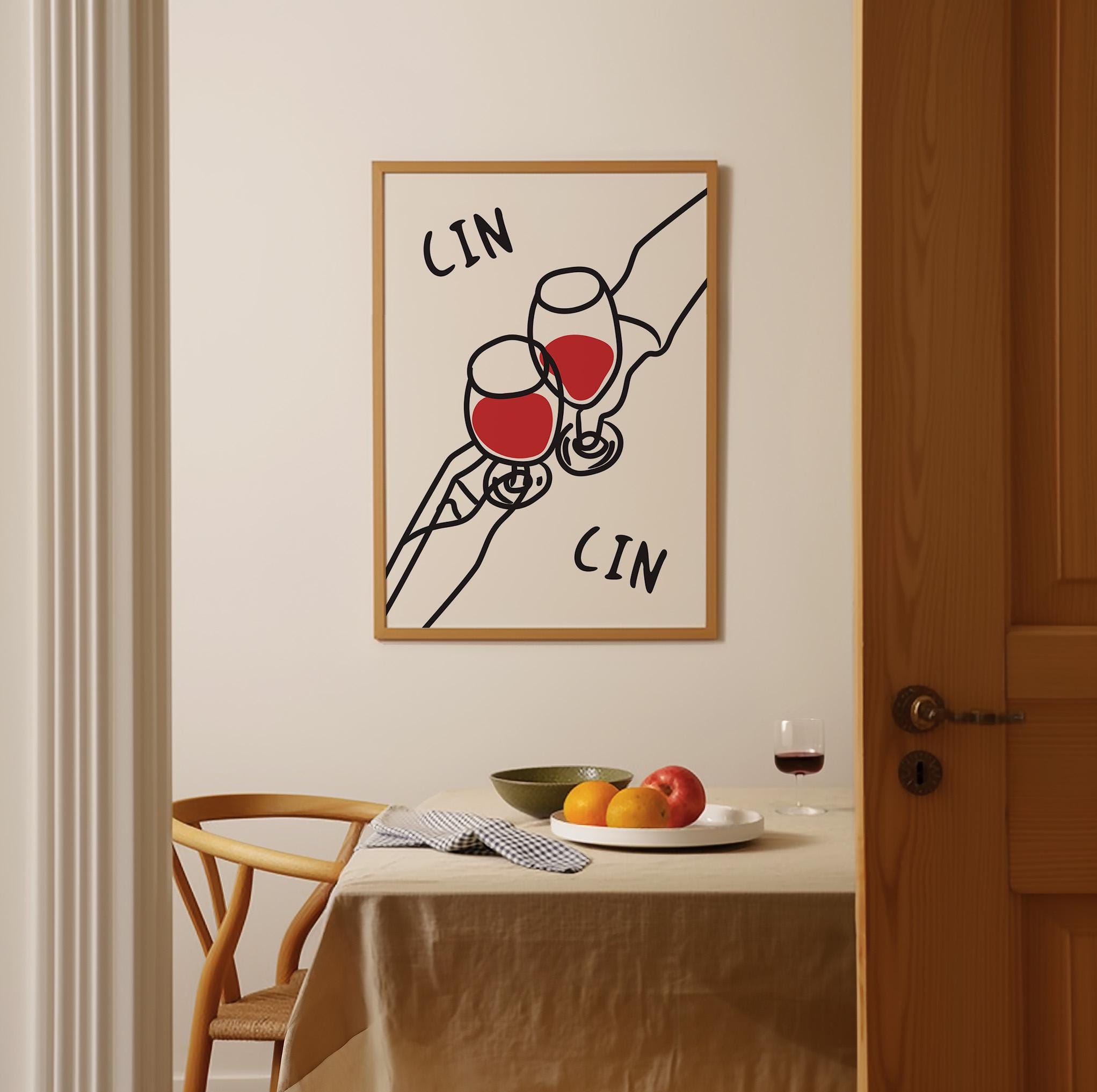 Kitchen Posters Set Poster Set of 2, Retro Kitchen Decor Set Print, Food and Drinks ...